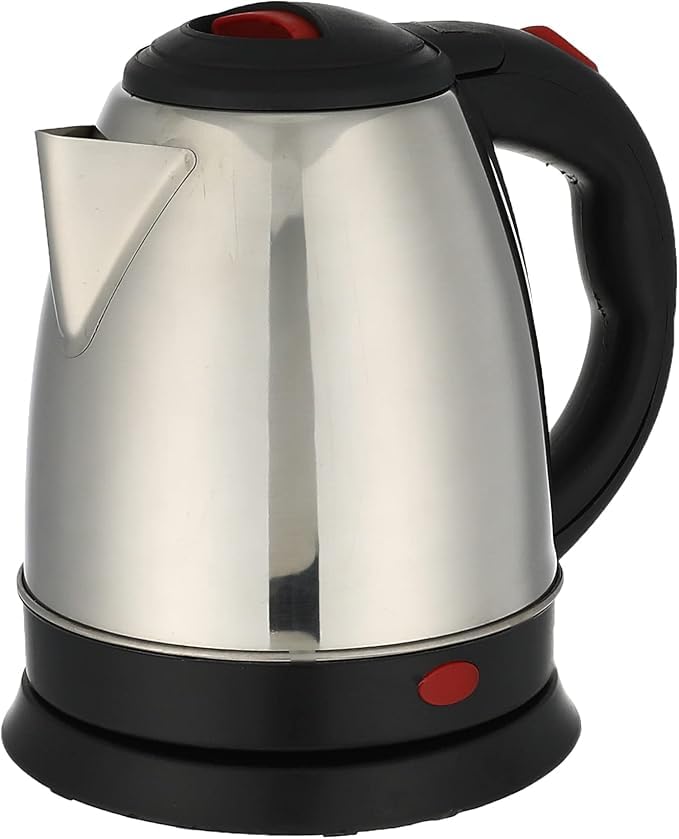 FLAMNGO 1.5L Stainless Steel Electric Water Kettle is the ideal choice for households and offices, combining elegance and high efficiency. modern and elegant stainless steel design