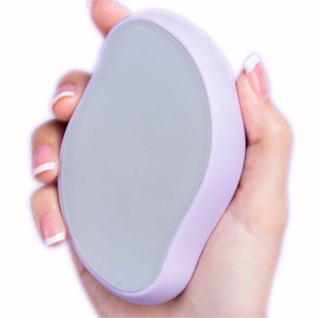 Crystal Hair Remover Stone Epilators Fast & Easy Magic Crystal Hair Eraser Portable Depilation Exfoliating Tool Apply to Any Part of the Body,Purple