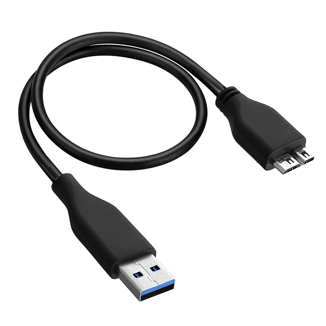 SWAPKART USB 3.0 A to Micro B SuperSpeed Short Cable - High-Speed Data Transfer for Hard Disk - Reliable and Efficient - Compact and Convenient - Enhance Your Data Transfer Experience
