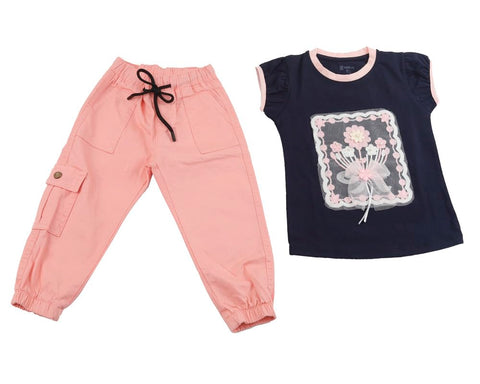 Girls Half Sleeve Pajama Pants 5150-1