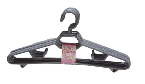 elyassin Plastic Clothes Hanger Set, 6 Piece - Multi Color