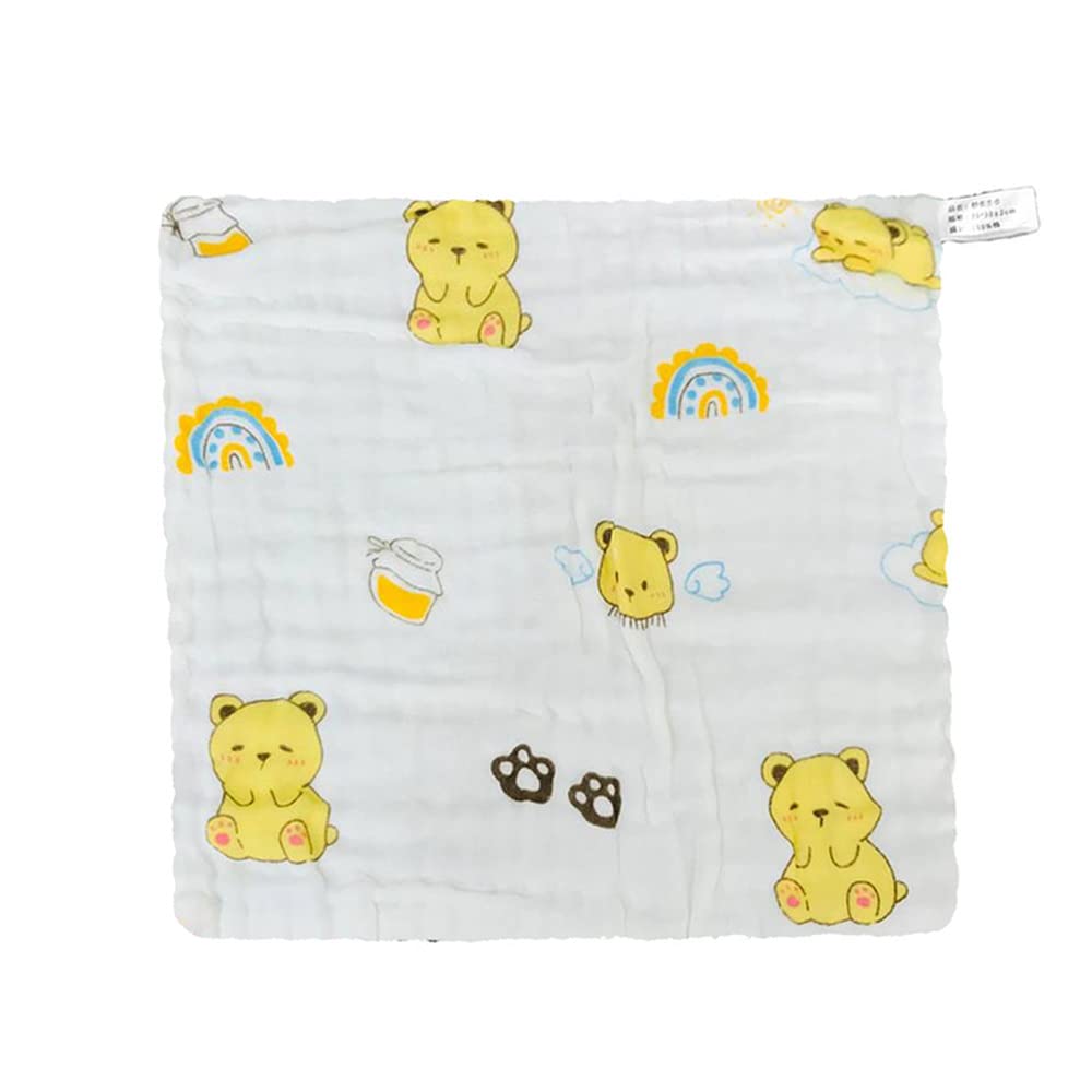 MARGOUN Baby Muslin Washcloths Soft Face Cloths for Newborn 30 * 30 cm, Absorbent Bath Face Towels, Baby Wipes, Burp Cloths or Face Towels (A13)