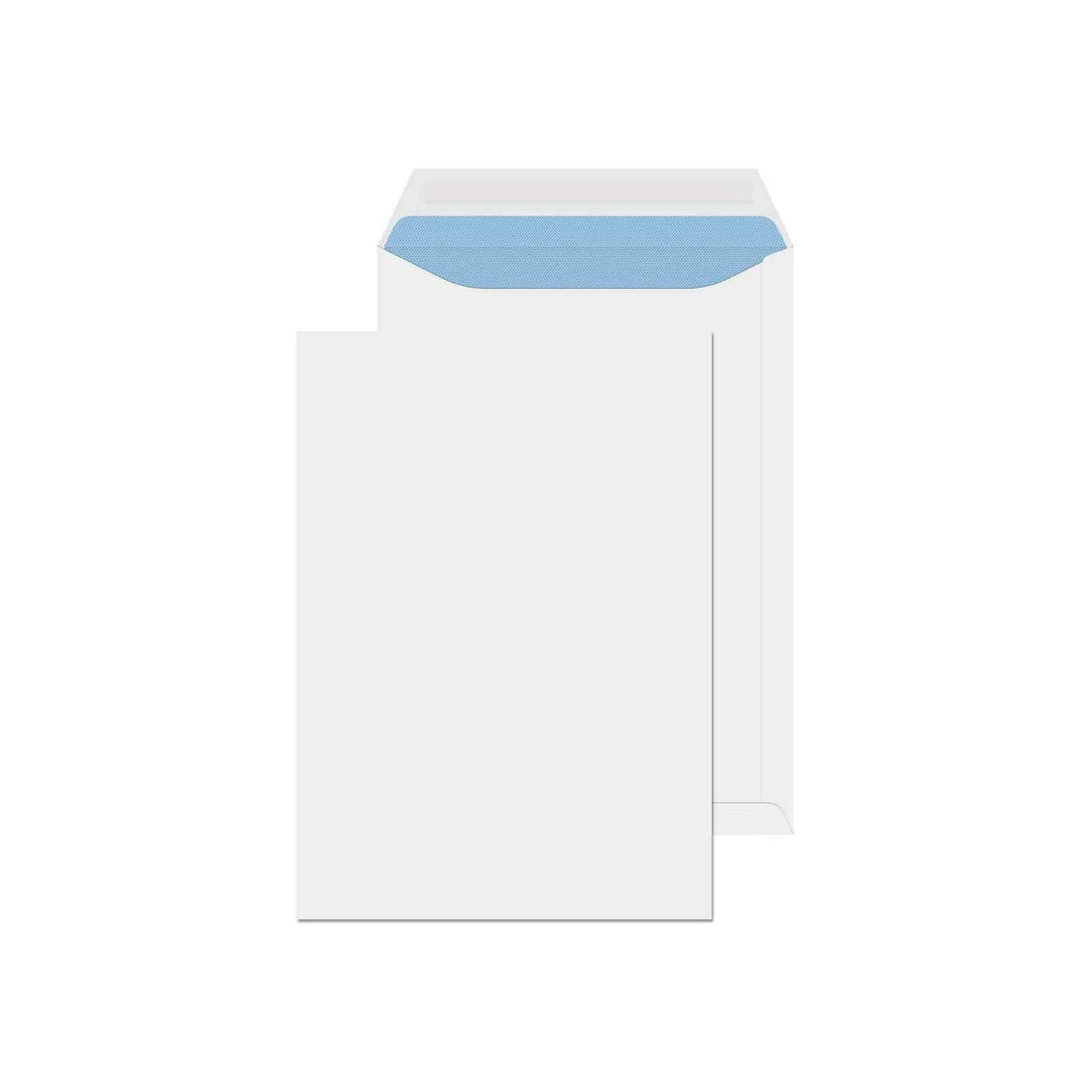 A4/C4 Self Seal White Pocket Envelopes – 229x324mm, 100 GSM, No Window – for Home, Office, and Business Mailing Pack of 25