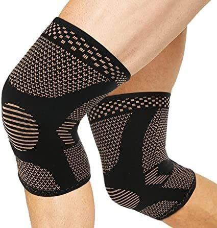Knee Braces Sports Knee Braces for Men and Women (Pair), Compression Knee Braces for Running, Gym, Weightlifting, Hiking, Sports, Volleyball, Squat