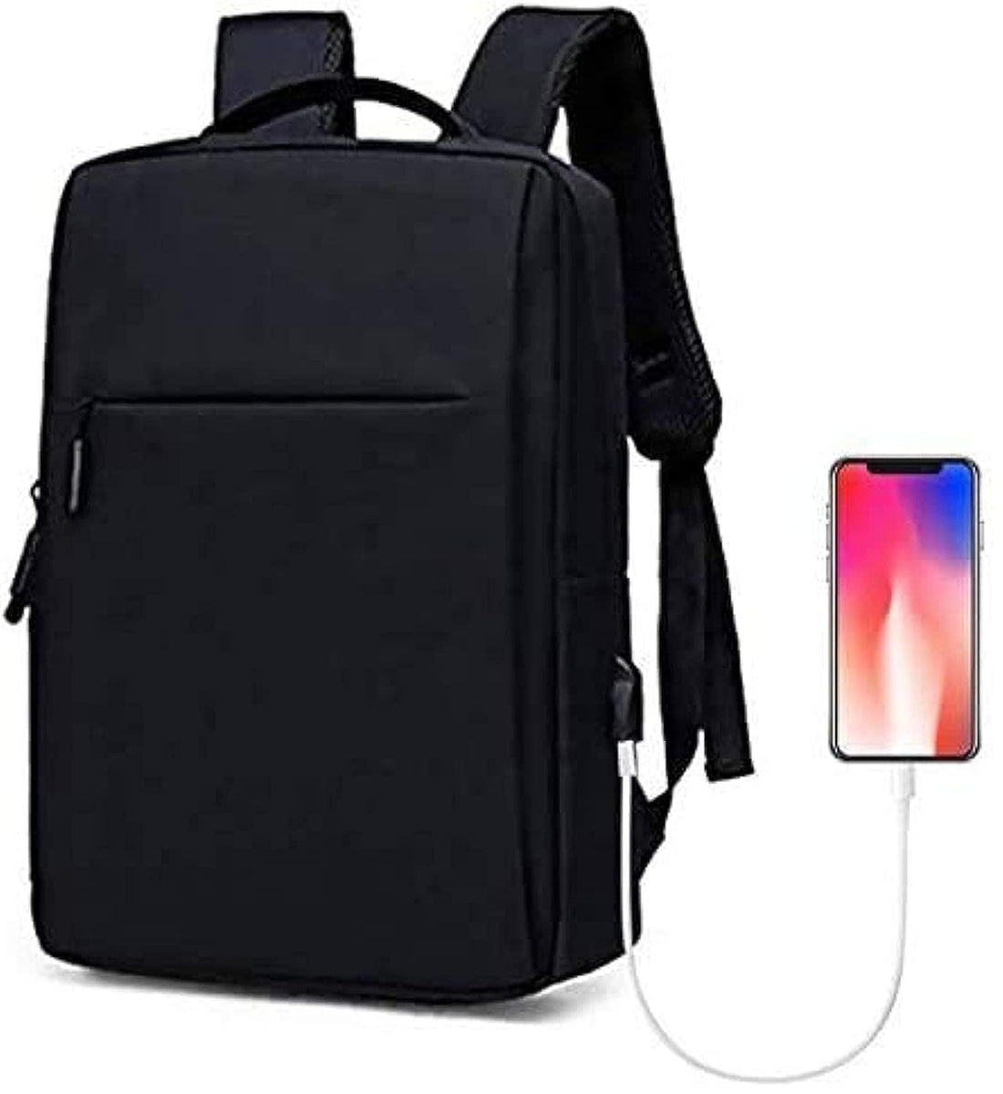 Laptop Backpack, Travel Computer Bag,Business Anti Theft Backpack with USB Charging Port,Water Resistant College School Computer Bag for Women & Men Fits 17 Inch Laptop and Notebook-black