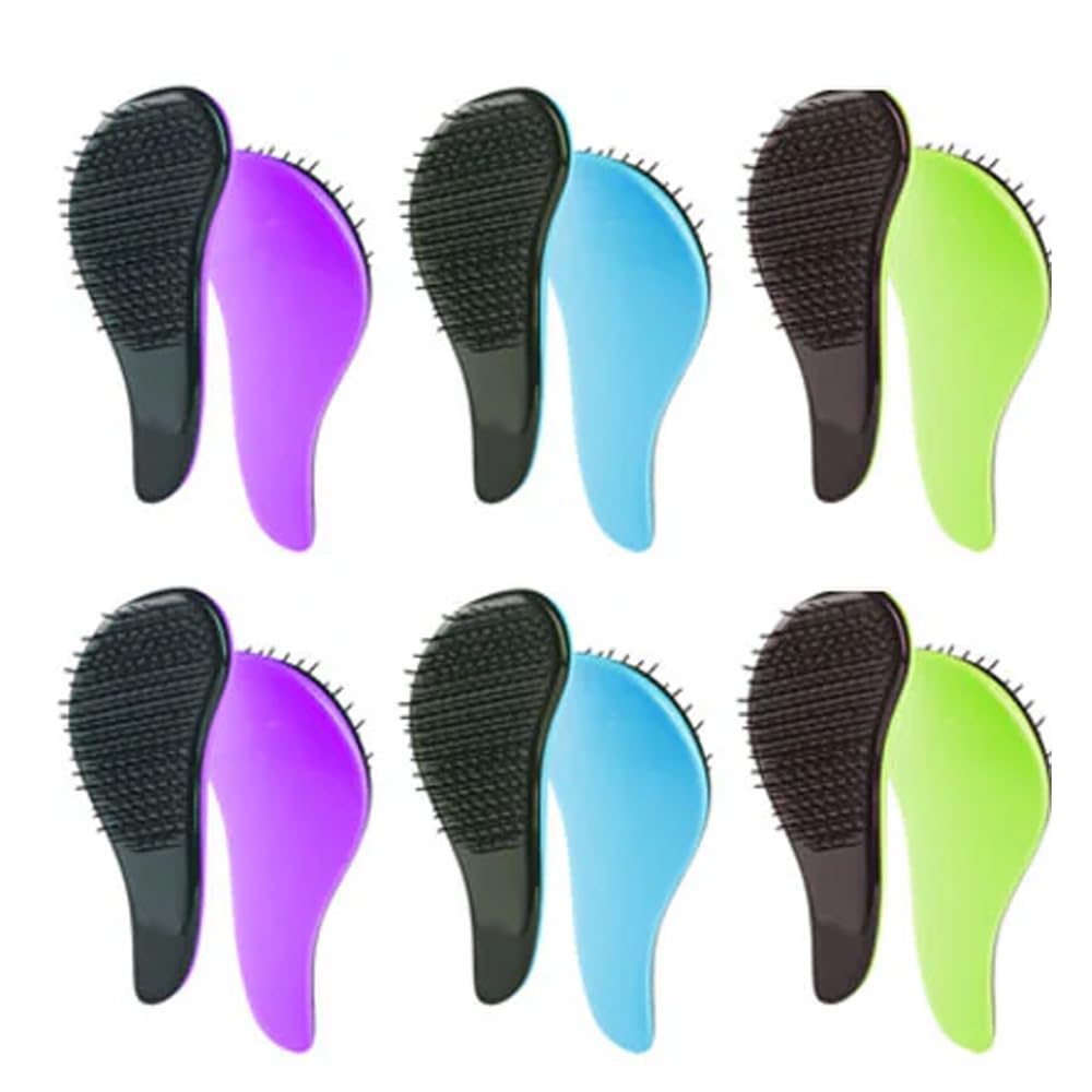 New Magic Detangling Hair Brush - Unisex - Kids (Any Color 6pcs)