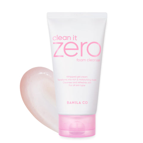 "K-Beauty" BANILA CO Clean It Zero Foam Cleaner 150Ml. With Acerola Extract And Herbal Complex
