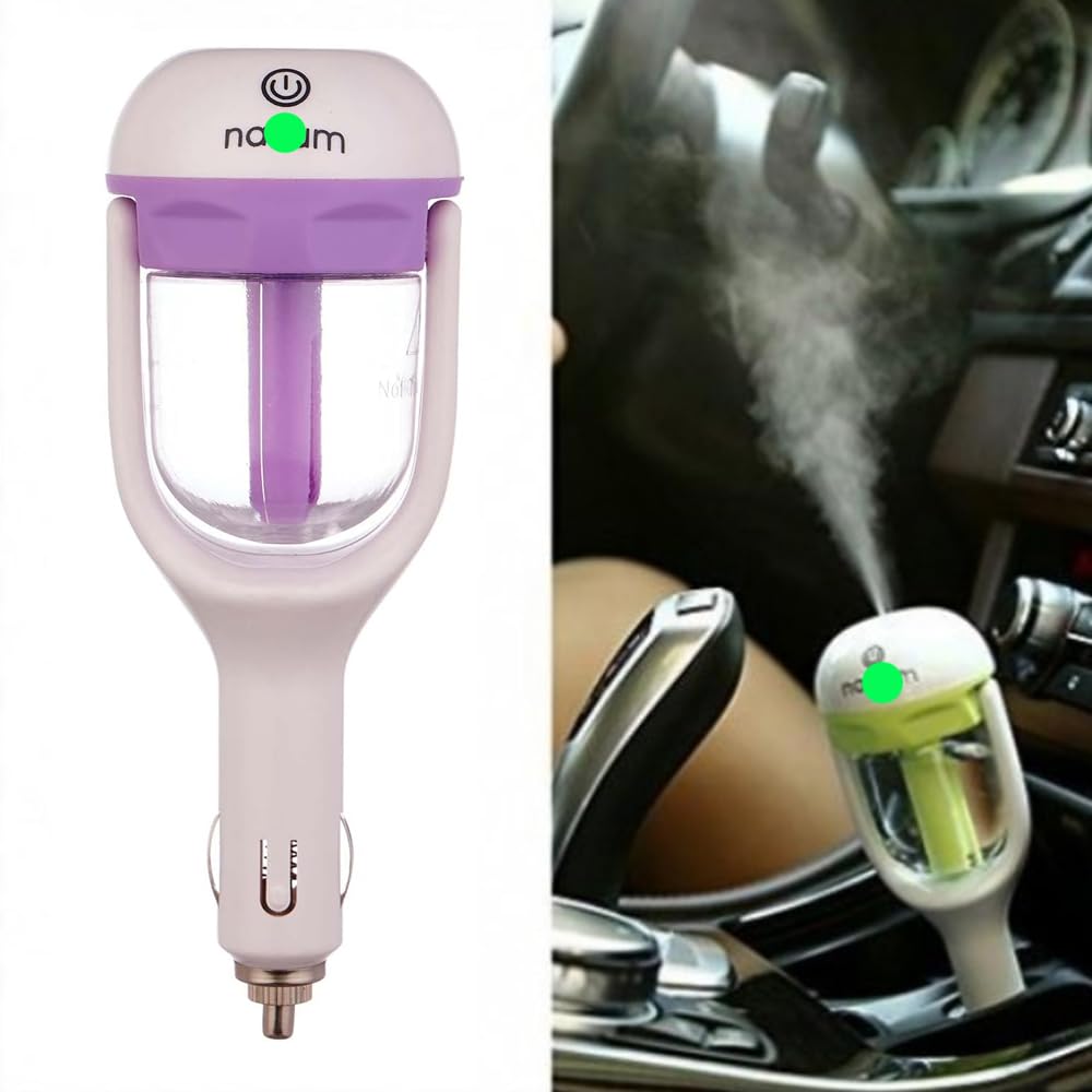 Kaber Egypt 2020 Car Humidifier Air Purifier Aroma Diffuser Car Air Freshener Car Lighter Outlet Fill Your Favorite Fragrance - Violet