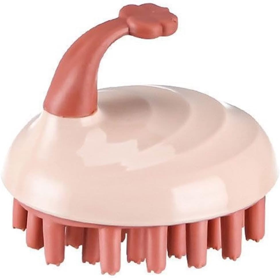 Hair Scalp Massager Shampoo Brush, Scalp Shampoo Brush Hair Head Massager Soft Silicone Head for Shower and Hair Care Head Relaxation, Exfoliating and Massaging - multicolor