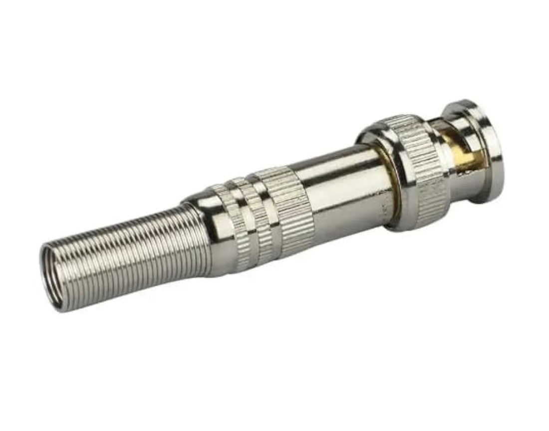 BNC Male Jack/Solder Less Twist Spring Connector For Coaxial Cable/CCTV Camera
