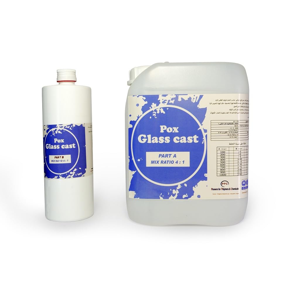 High Transparency Epoxy Resin Kit 4:1 (4.5KG) – Crystal Clear, Bubble Free, UV Resistant Anti-Yellowing Casting Resin for River Tables, Molds, Jewelry & Art