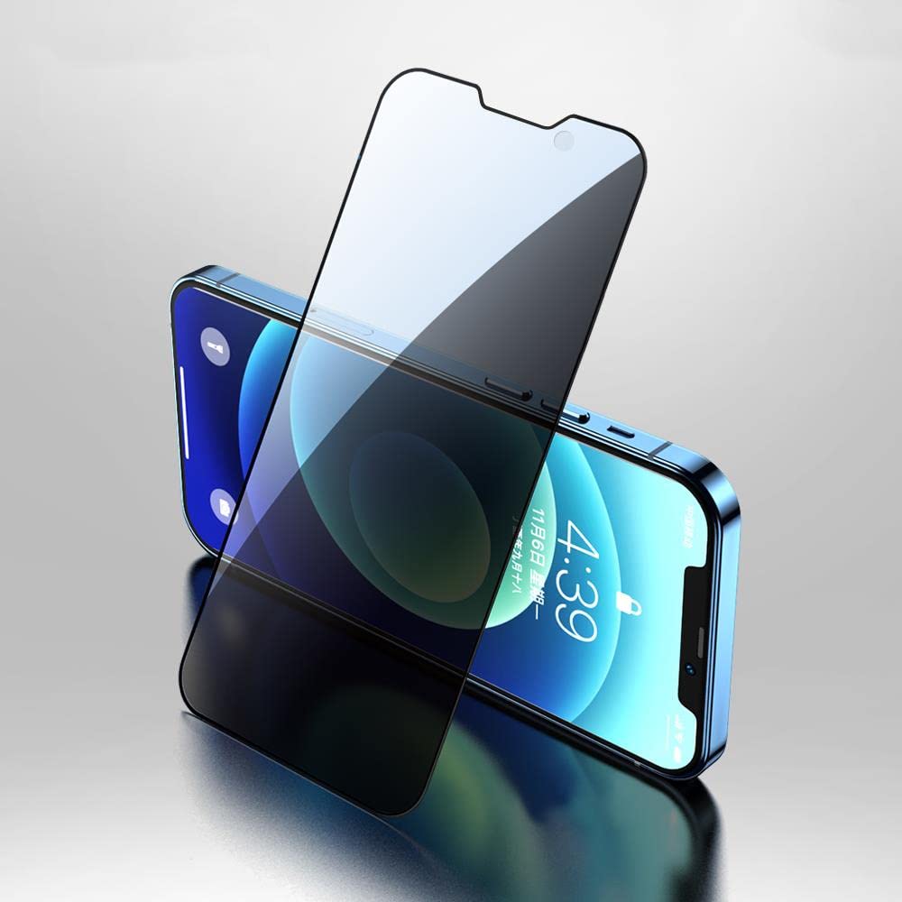 JoyRoom JR-PF903 Tempered Glass Knight Series Steel Film 2.5 D full screen Protector HD For Iphone 13 Pro Max - Dark Transparent