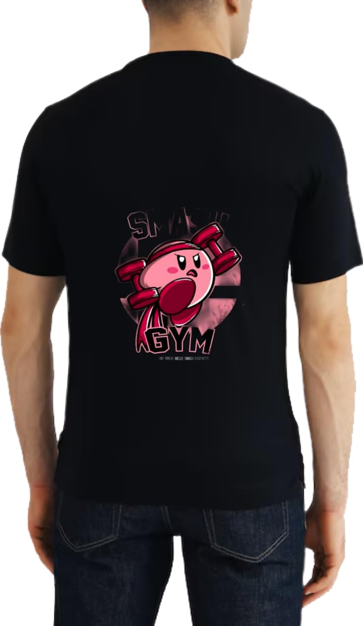 Smash Gym T-shirt back Black