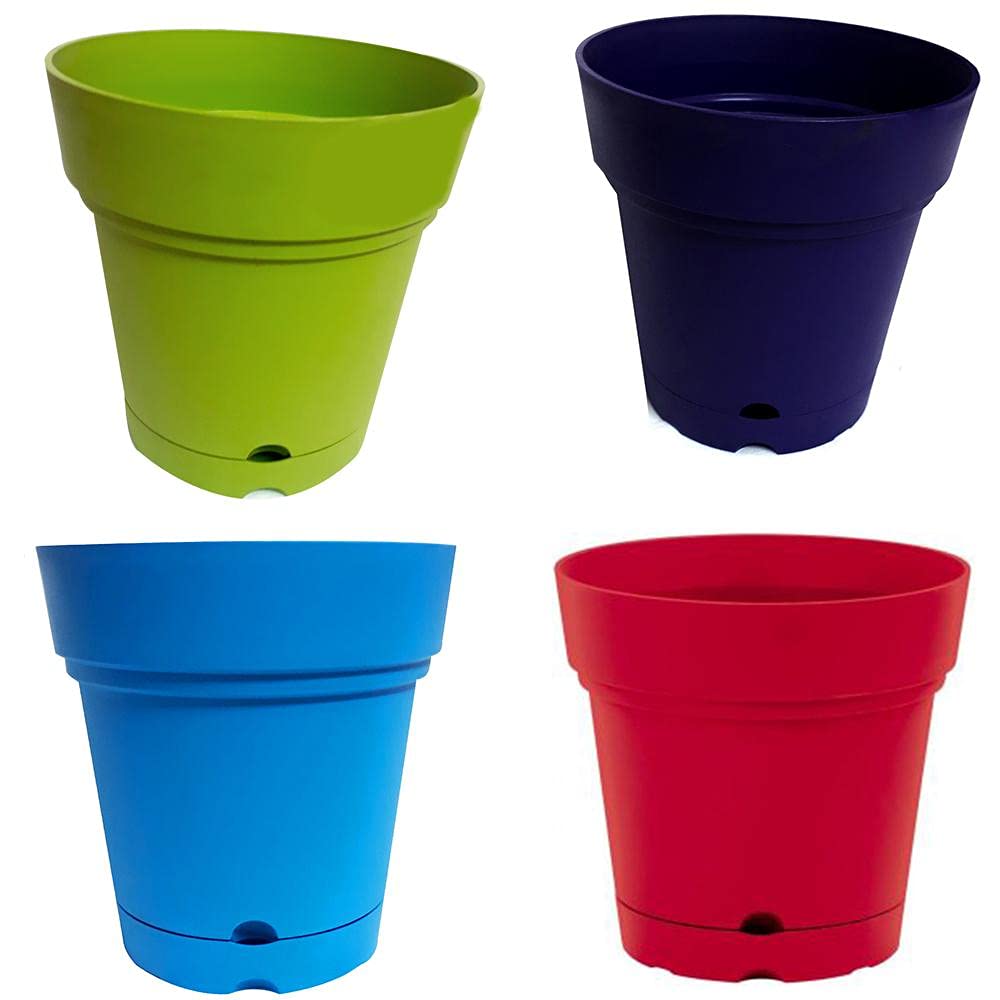 Mentra Plant Pots Plastic 4 pcs , 2725609797899