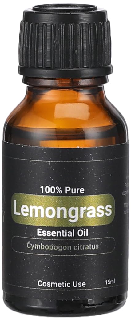 Beauty Lab lemongrass Essential Oil 15 ml | 100% pure | Natural | Aromatherapy | massage | diffuser | skin care | stress |anxiety