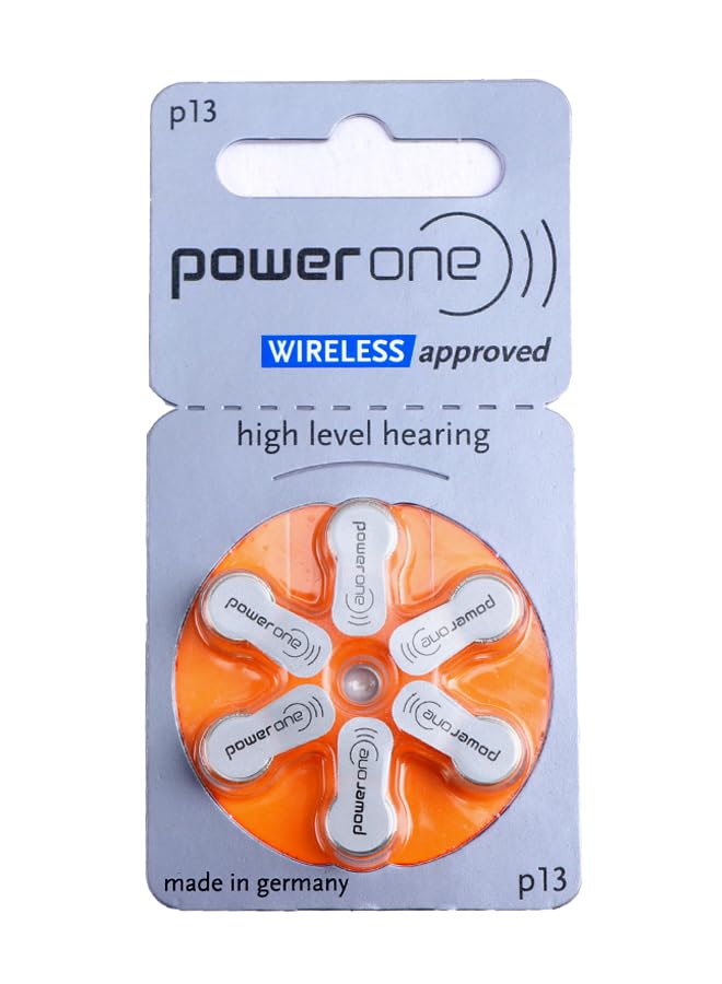 Power One Hearing Aid Batteries, 1.45V - Set of 6 High Level Hearing, p13