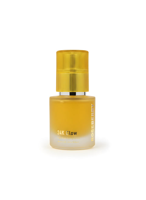 Rose Berry 24K Glow High Hair Shine Styling Serum, Heat Protection up to 230°C, Lightweight Texture, 50 ml