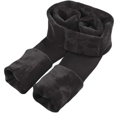 Women Winter Warm Leggings Women Winter Warm Plus Size Solid Color Velvet Women Leggings High Waist Leggings Stretch Lycra Soft Padded Fur Free Size 60K to 100K