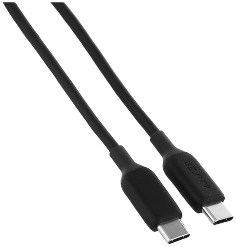 USB C to USB C Cable,Anker Powerline III USB-C to USB-C Fast Charging Cord,3ft,60W Power Delivery PD Charging for Apple MacBook,iPad Pro 2020,Samsung Galaxy,Pixel,& More - 18 Months Local Warranty