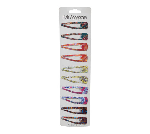 Daphne 12-Piece Hair Clip Set For Girls - Multicolor