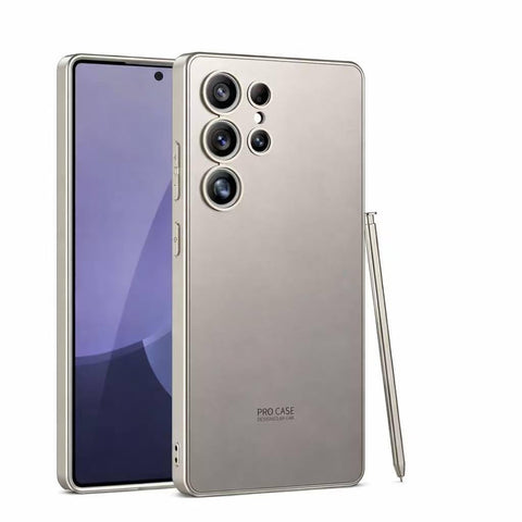 ECO Galaxy S25 Ultra Phone Case, Ultra-Thin Silicone Cover, Shockproof and Dropproof Design 【Original Machine Color Scheme】，Ultra-Thin,Shockproof and Dropproof - (Titanium Gray)