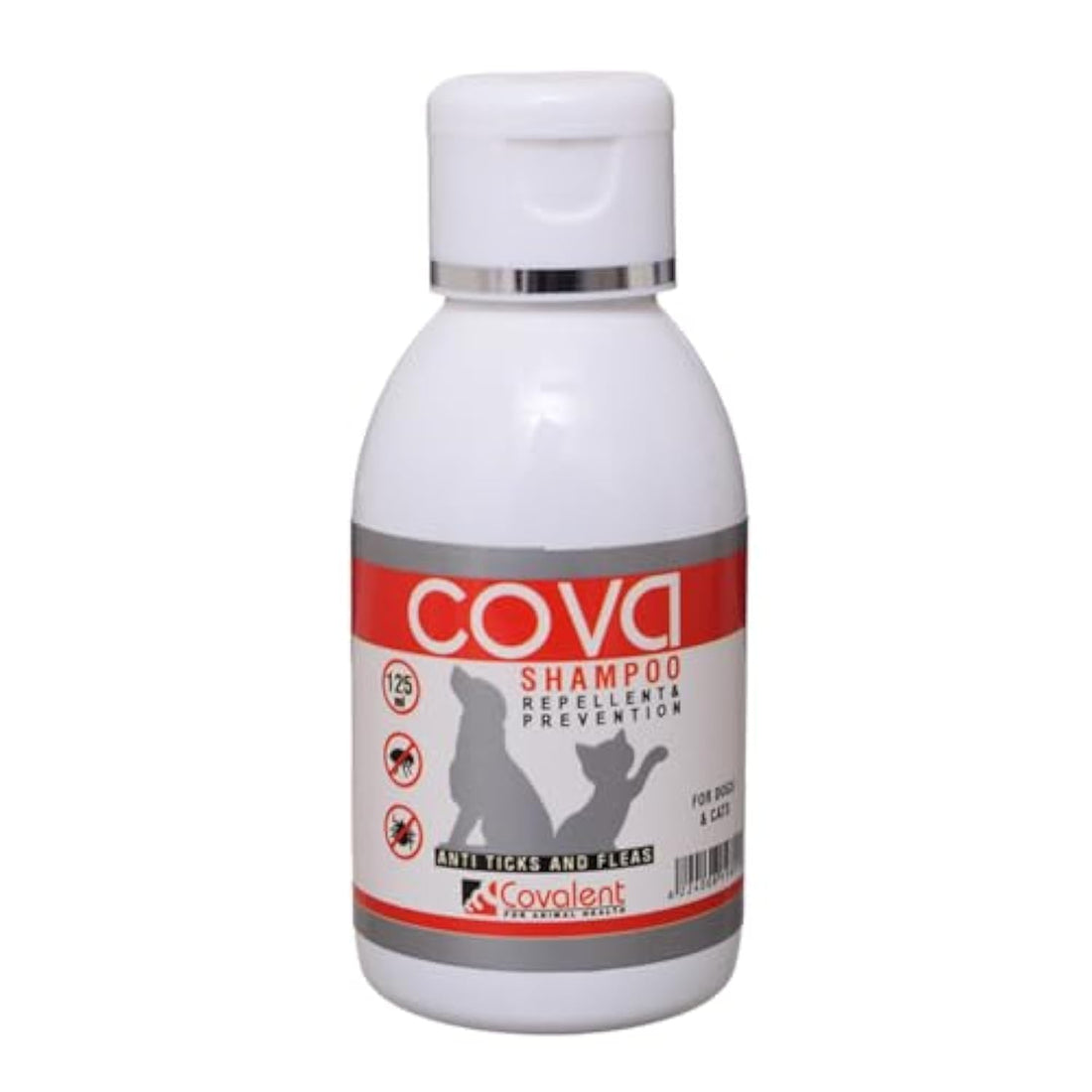 Covalent Cova Anti Ticks And Fleas Shampoo For Dogs And Cats,125Ml