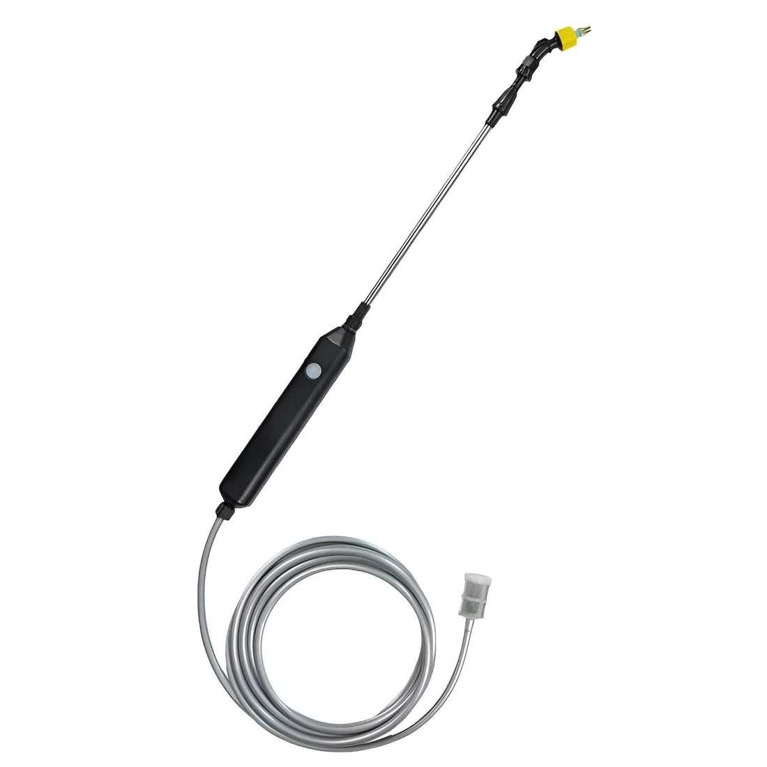 Wand - Electric Garden Watering Wand Rechargeable 5V Battery Operated with 3 Spray Heads and 5m Hose Ideal for Lawns Grasses and Potted Plants