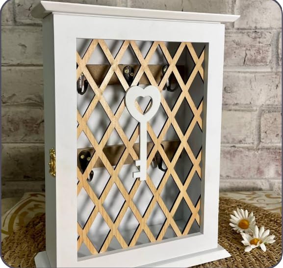 Home Care K-1 Key Box, Wood and Metal, Organizer,Home Use