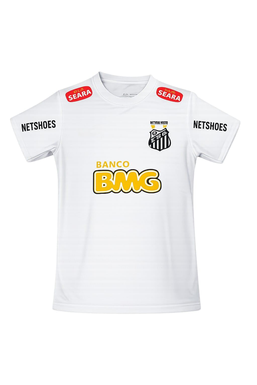 Santos Brazil Football Jersey White - #11 Neymar Back - Unisex Adult