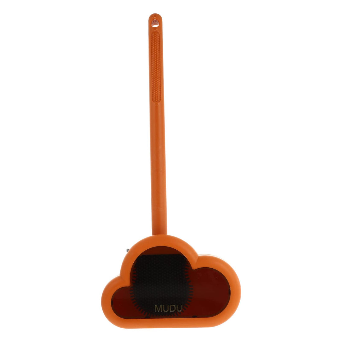 Helily Long Handle Bath Brush Set with Wall Mounted Brush Holder - Orange