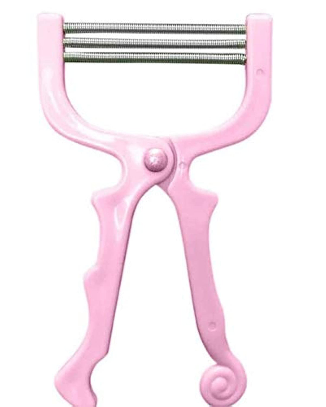 Facial Hair Remover Tool Face Beauty 3 Spring Threading Stick Applicator Spatula Removal Epilator Safety Without Injury (Pink)