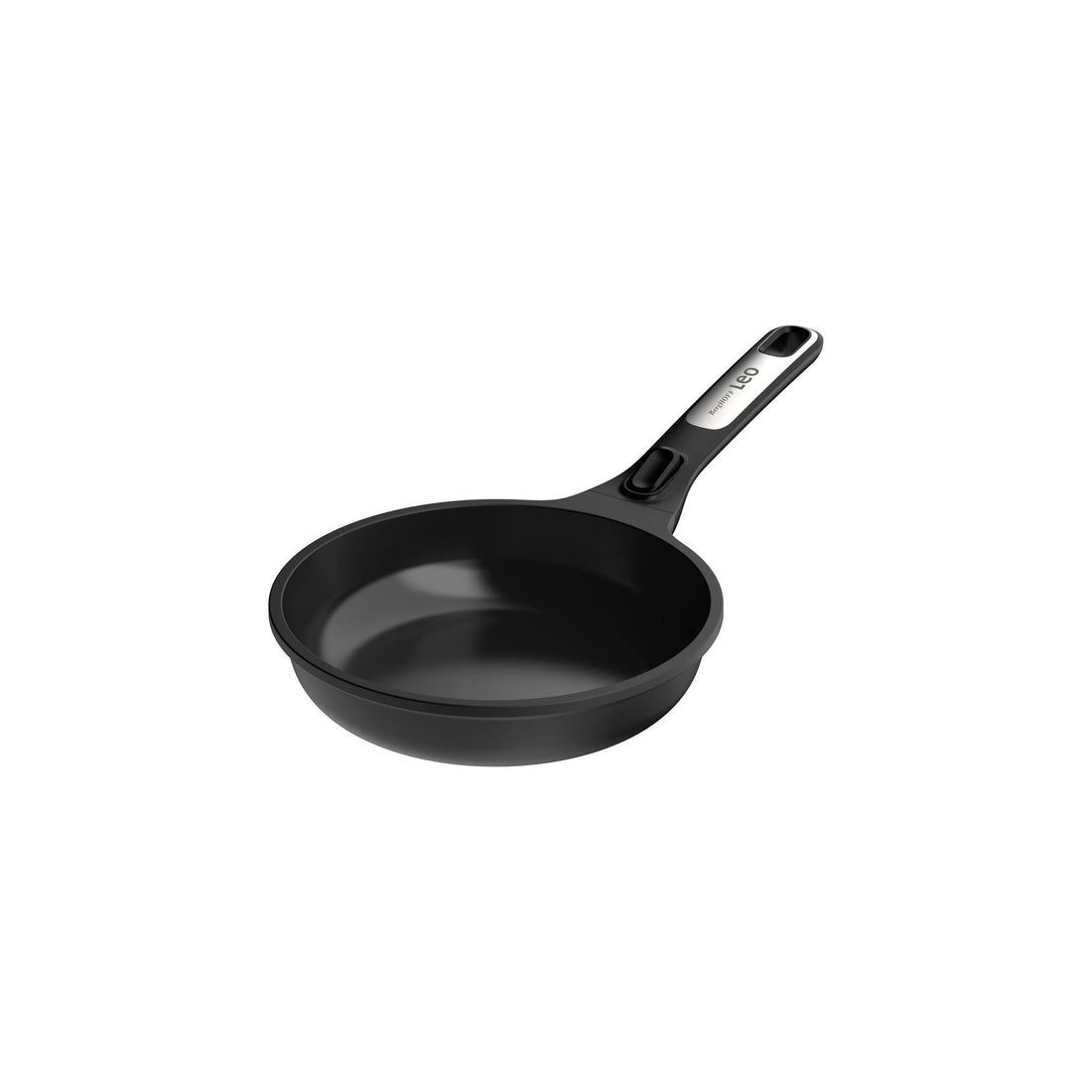 BergHOFF Leo Phantom Non-Stick Ceramic Frying Pan, 20 cm Size, Black
