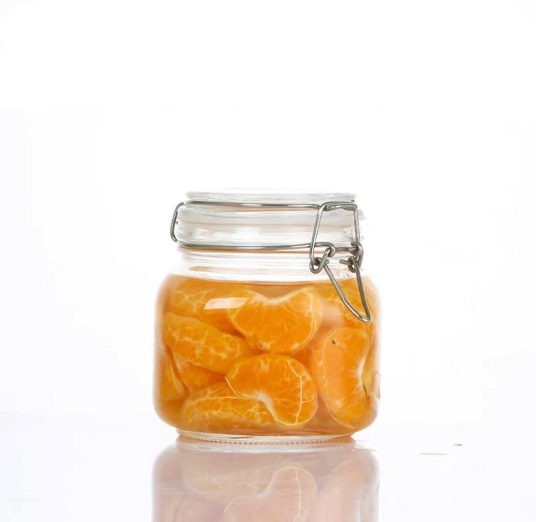 Coffee Bean Storage Jar, Glass Coffee Powder Jar, Sealed Storage Jar, Special Food Storage Bottle, Pickle Jar, Storage (750ml)