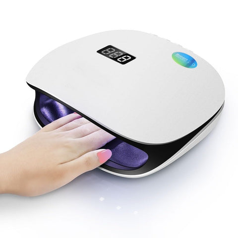 Nail Dryer Led UV Lamp, Nail Dryer Machine, Led Nail Machine, 48W Power - Professional Gel Nail and Polish Curing with Eye Protection