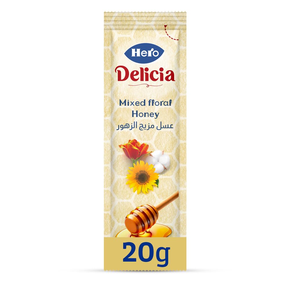 Hero Clover Honey Sachets-24 Sachets 20 gm