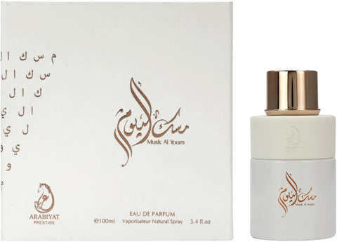 Arabiyat Prestige Musk Al Youm For Women and Men (Unisex) Eau de Parfum, 100ml Made in UAE