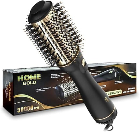 Hair Dryer Brush 1200W, Ceramic Coating Hot Air Brush for Fast Drying, Smoothing & Styling, Multi-Functional Blowout Comb for Women, HG-1914