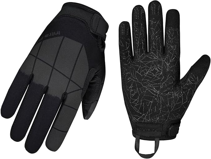 Tactical Police Gloves with Touch Screen - EN 388 Level 4 Abrasion Protection - Breathable, Lightweight, Non-Slip, Full Fingers for Outdoor, Army, Training