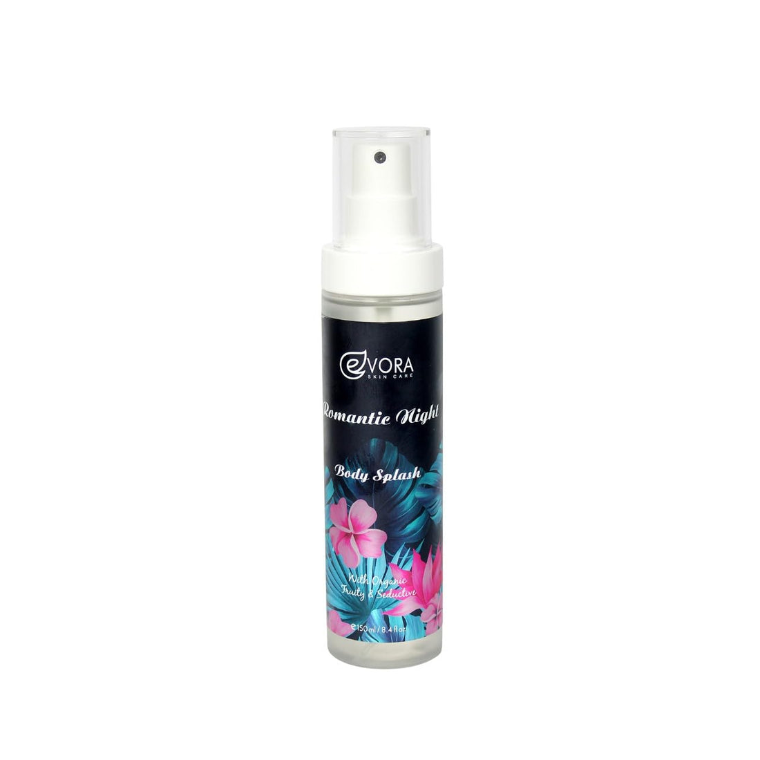 Evora Cosmetics Romantic Night Body Splash, Sweet Floral Fragrance, Long-Lasting, 150ml