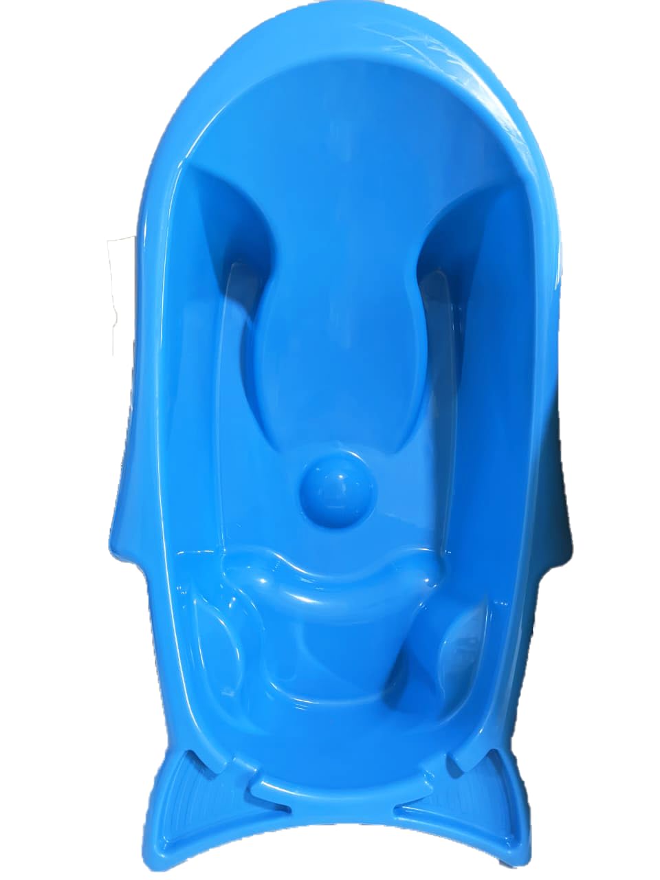 Fish Shape Baby Bathtub - Multi Color (Blue) (Blue)
