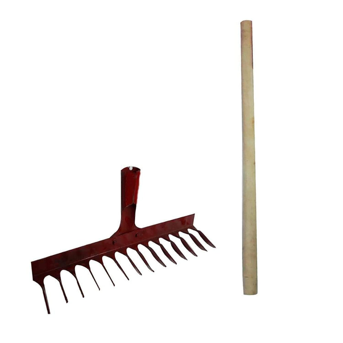 Garden Clean Wooden Handle Iron Fork