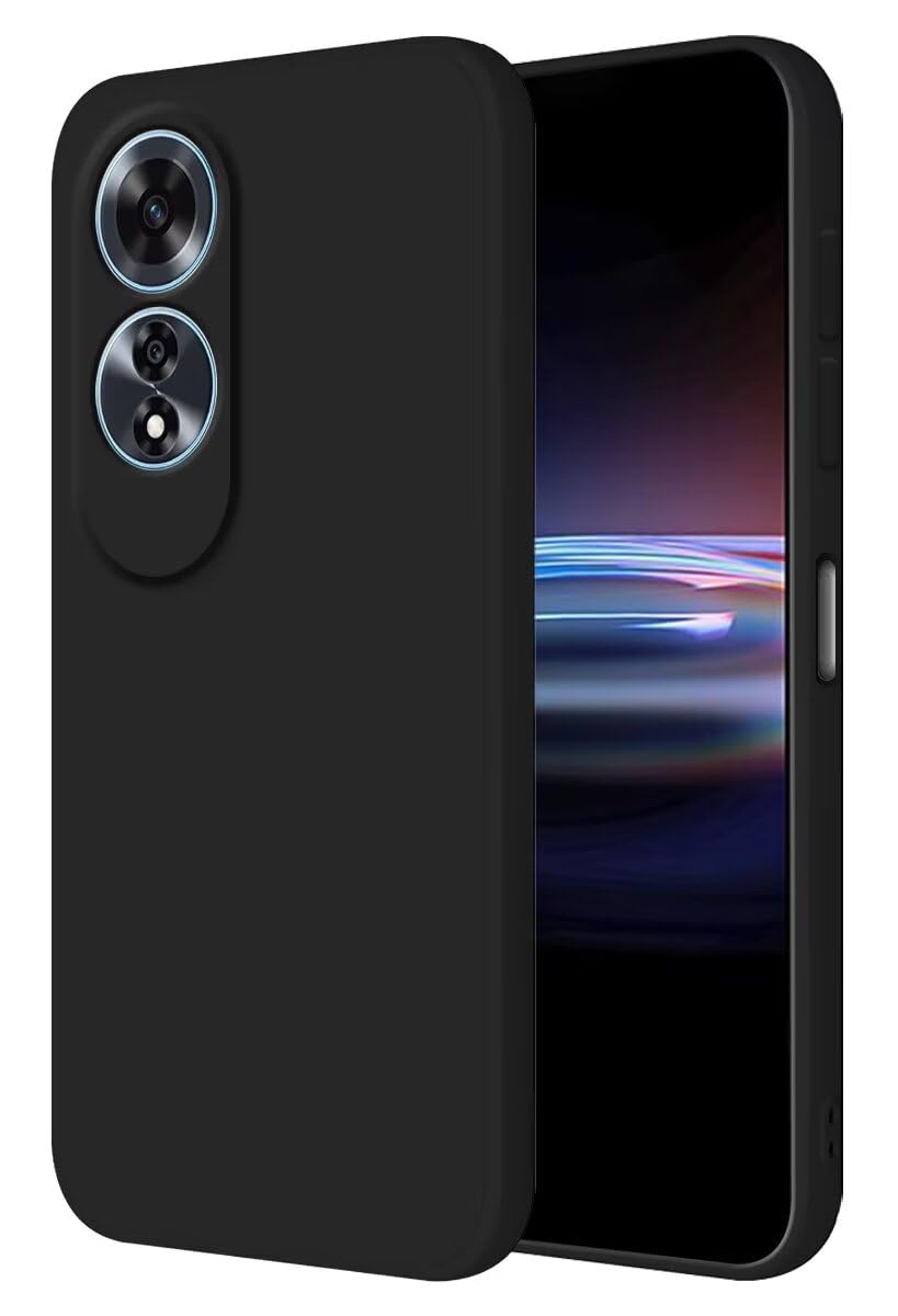 HONLEN Case Compatible with OPPO A60 (4G) (6.67 Inches) Soft Liquid TPU Silicone Protective Case, Shockproof in Scratch-Resistant Protective Cover