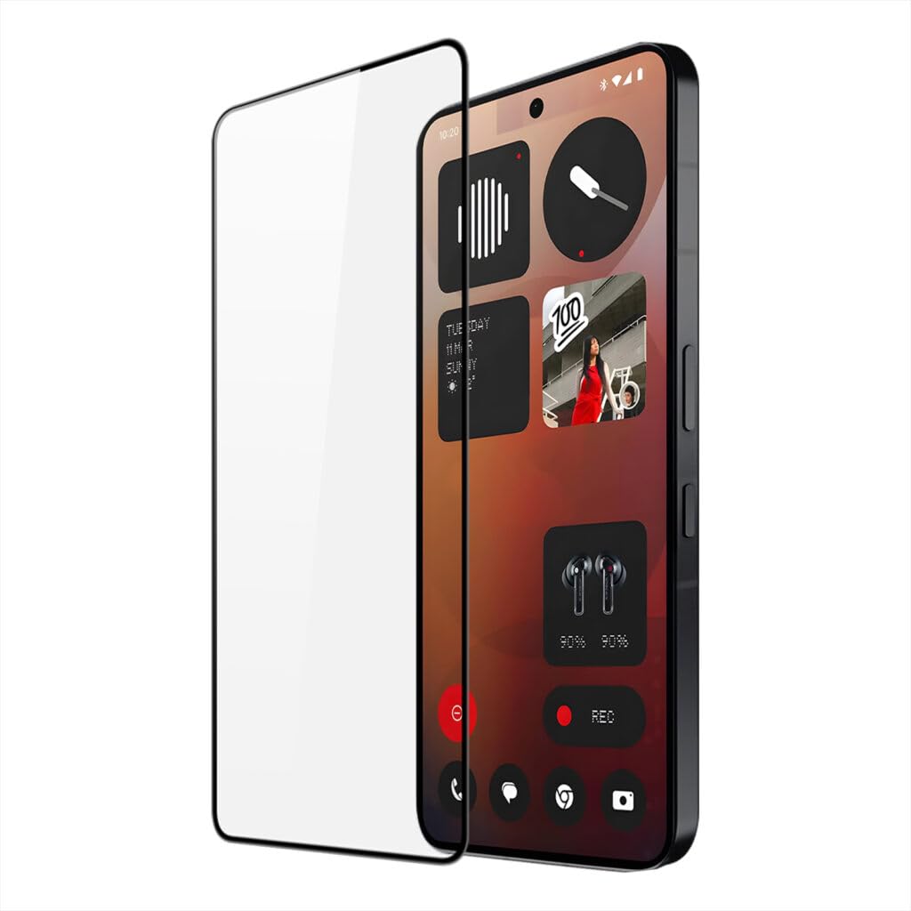 ARROWS Screen Protector for Nothing Phone 3A, 3A Pro, 4A, 4A Pro, 9H Tempered Glass, Anti-Dust (ESD), HD Clarity, Fingerprint Unlock Support, Scratch Resistant, Bubble-Free Installation