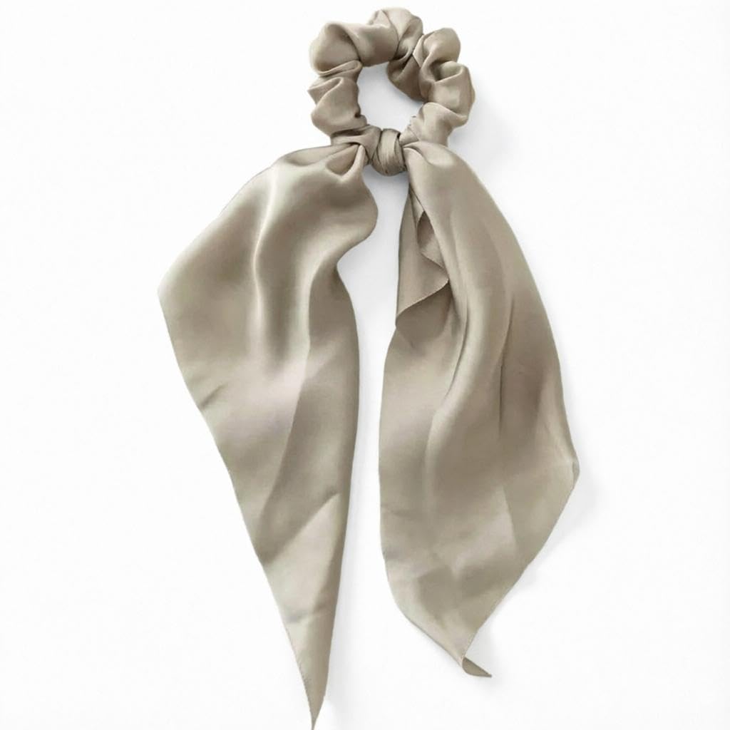 Elastic Hair Ribbons - Satin Bow Ponytail Holders for Thick Fine Hair (option 6)