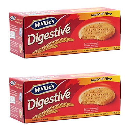 McVitie's Original Digestive Imported Wheat Biscuit, 400g (Pack of 2)
