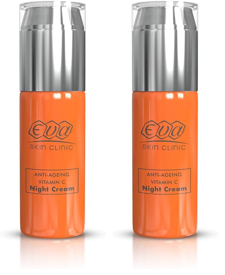 Eva Skin Clinic Vitamin C Night Cream For Ultimate Even Skin Glow 50 Ml (Pack of 2)