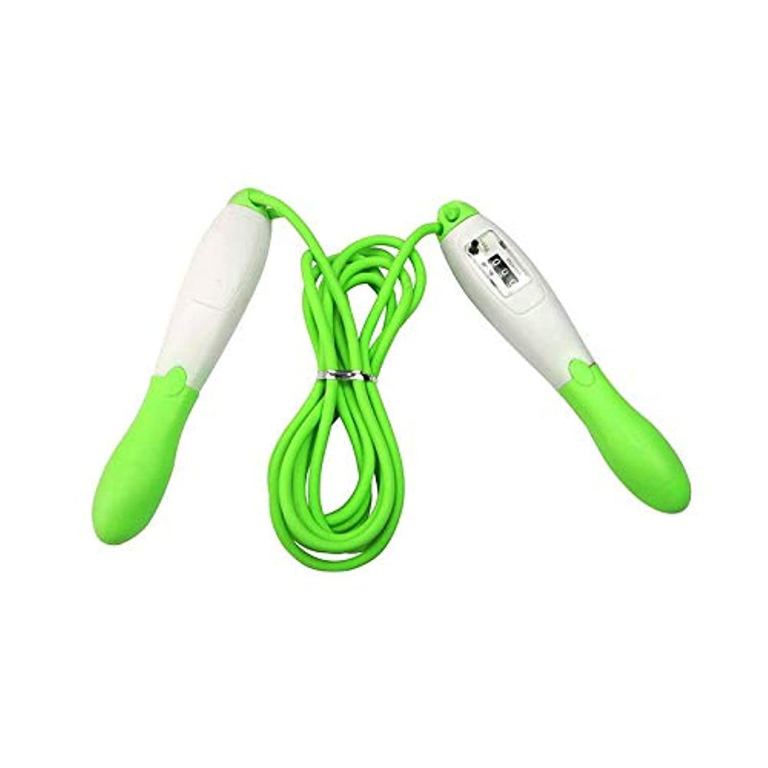 Adjustable Kids Jump Skipping Rope with Counter Sports Fitness Jump Ropes, Green JSYP21-1