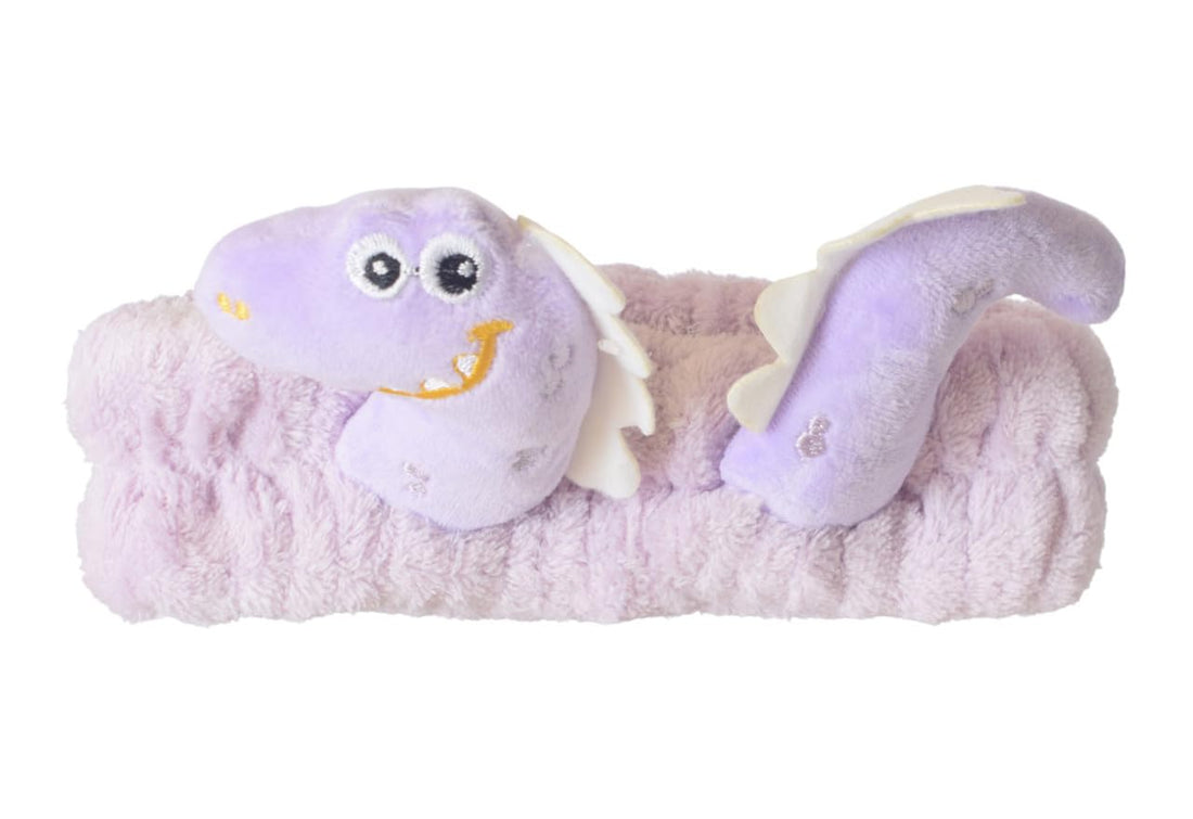Daphne Dinosaur Hairband For Girls - Purple