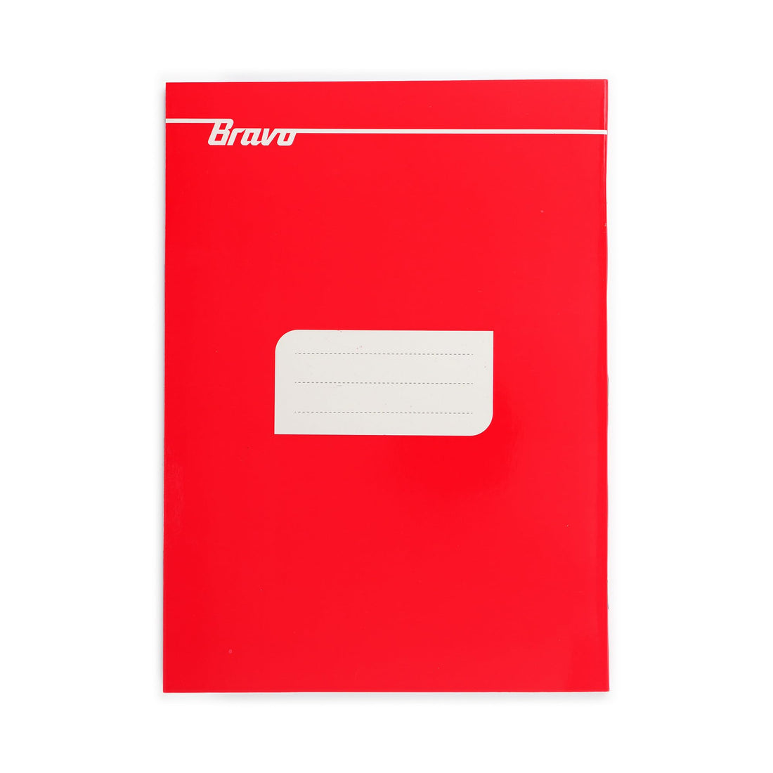 Bravo Italian Large Stapled Notebook - 27.3 * 19.8 cm. - 40 Sheets - lined - Assorted Plain Colors - Pack of 10 Pcs