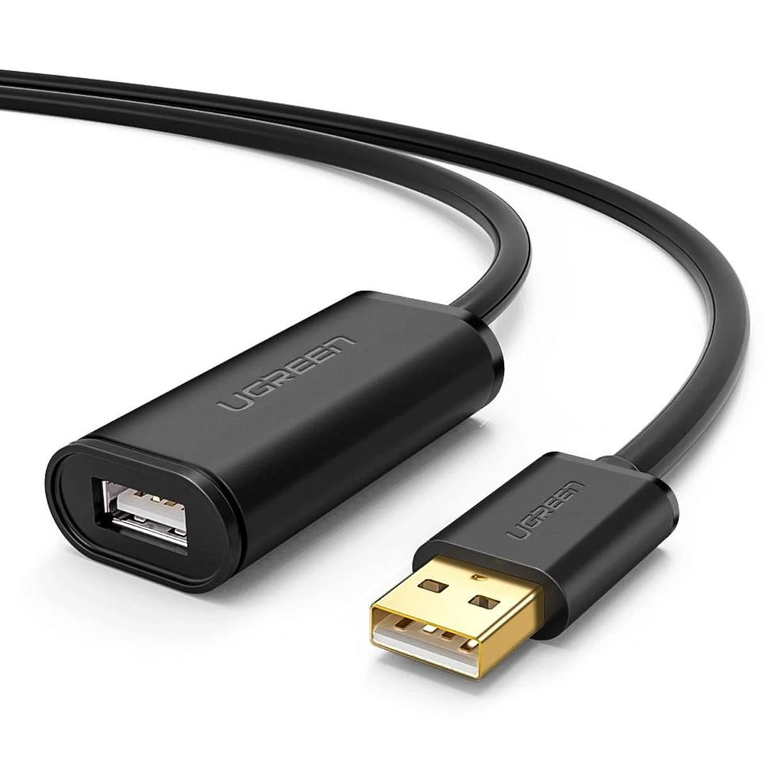 UGREEN 20m USB 2.0 Type A Male to Female Active Extension Cable with chipset for Printer Oculus Rift HTC Vive Xbox Kinect Playstation Camera Webcam USB Headset Security Camera etc. (10324)
